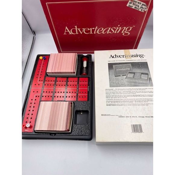 1988 Adverteasing Board Game Of Slogans Commercials & Jingles Complete Trivia - Picture 9 of 11